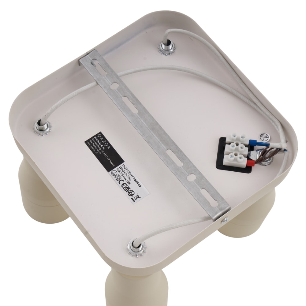 Spot encastré gu10 beige carré — vue 4
