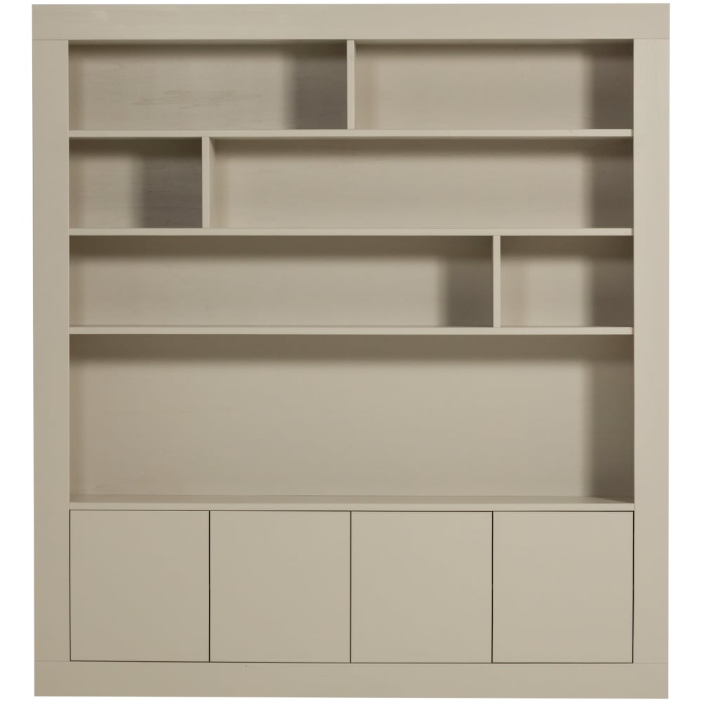 Armoire murale en pin taupe