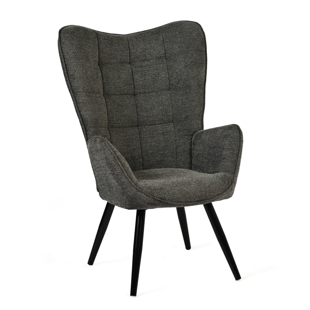 Fauteuil scandinave en - tissu