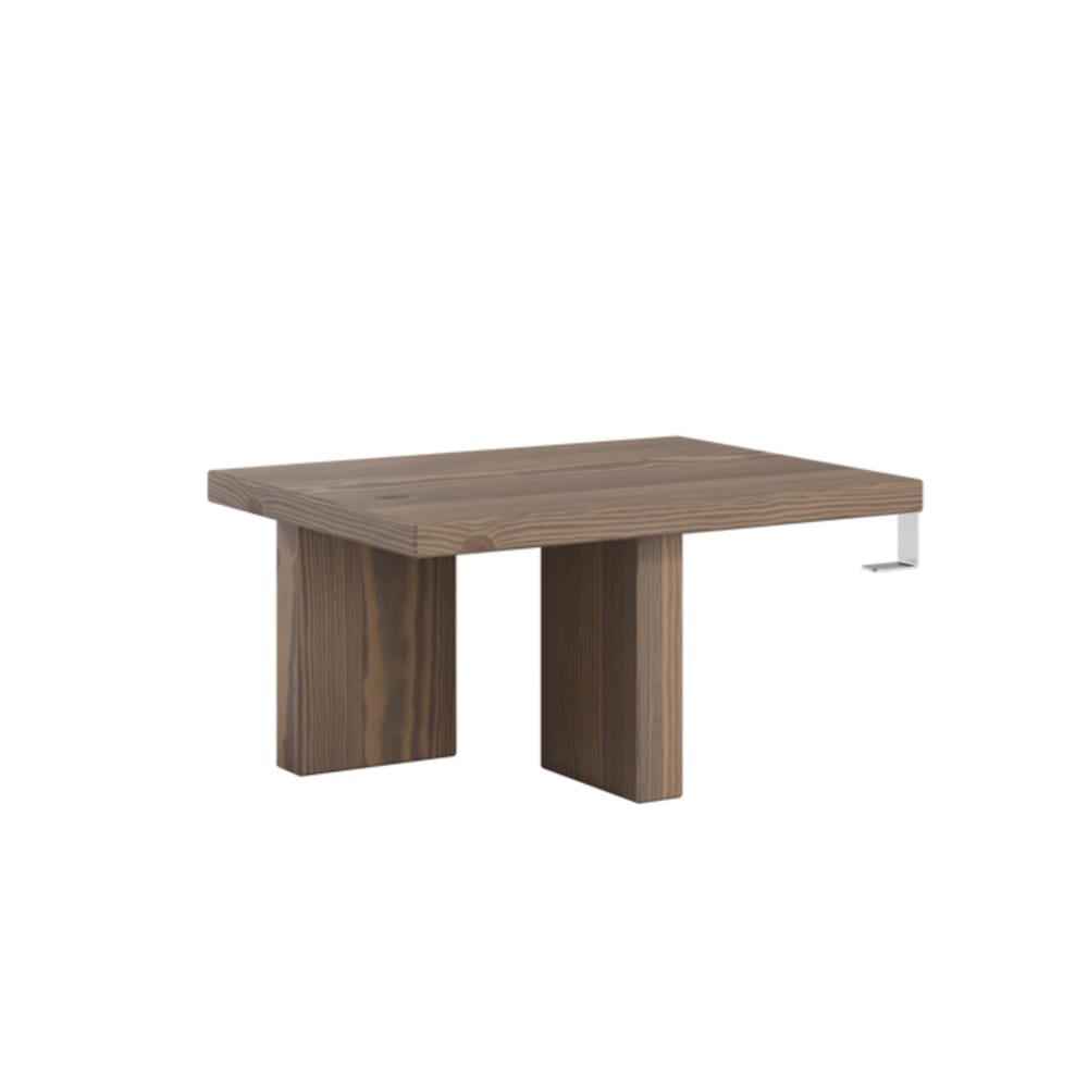 Table de chevet bois foncé JAPAN