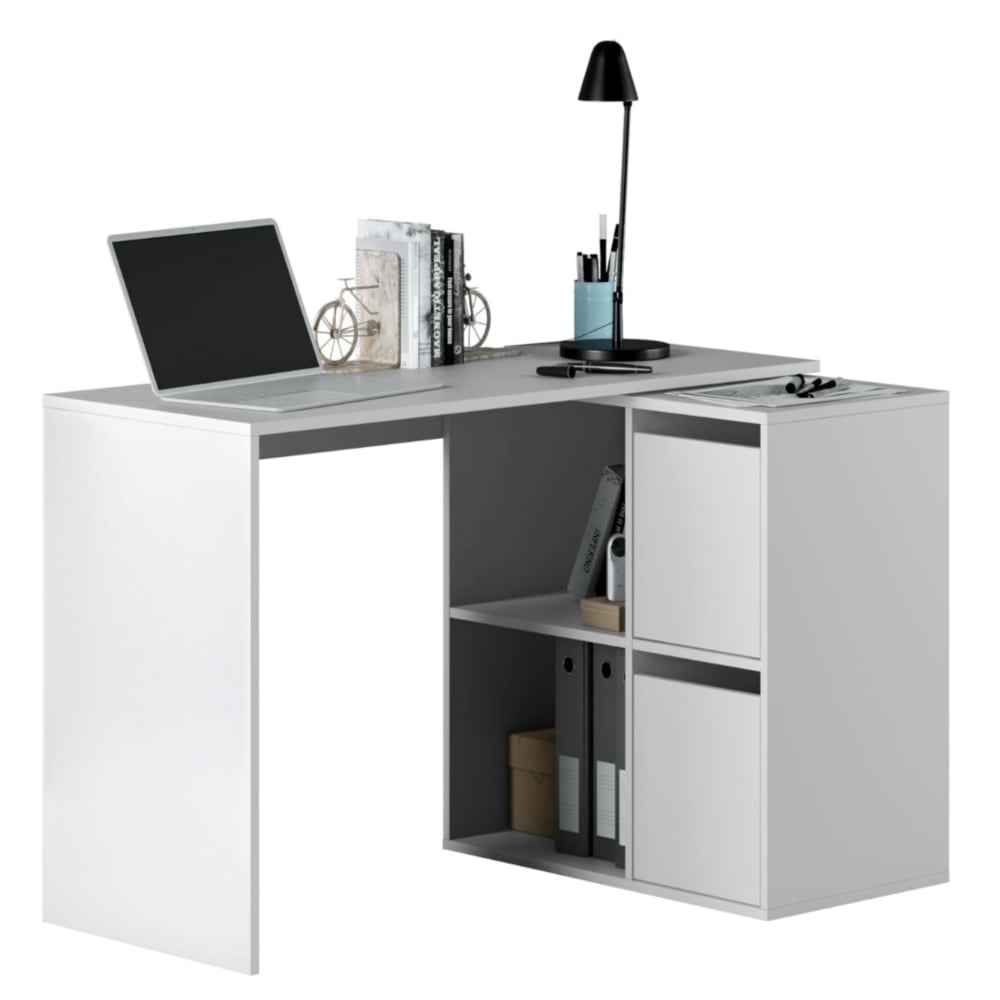 bureau blanc multiposition