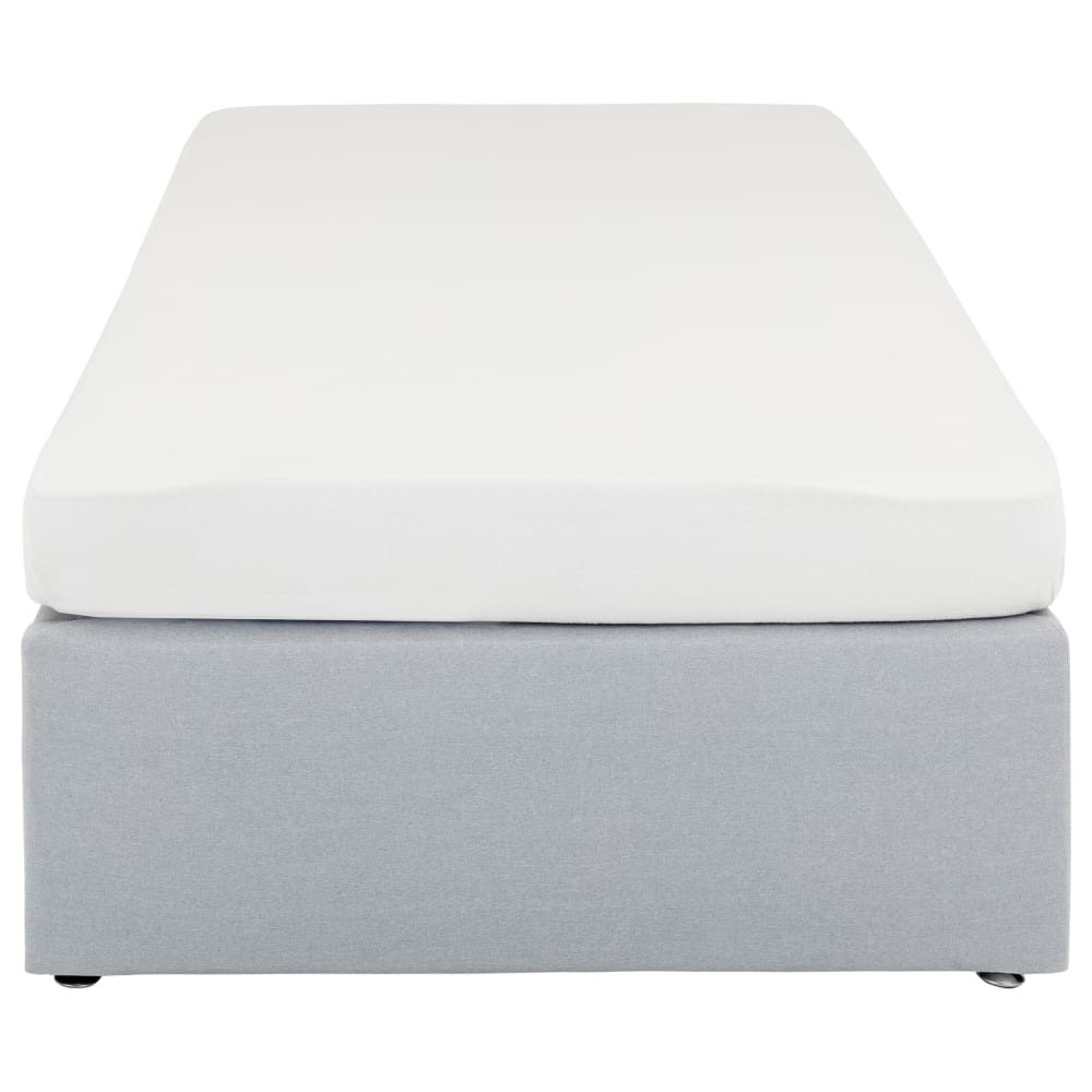 Sommier tapissier à lattes 90 x 190 cm, gris