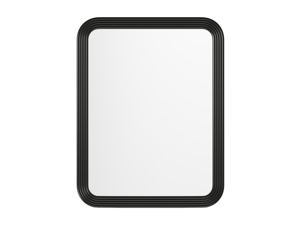 Miroir mural paulownia noir