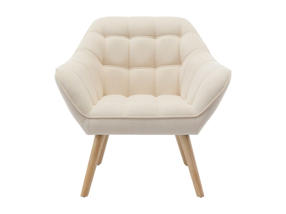fauteuil droit  beige