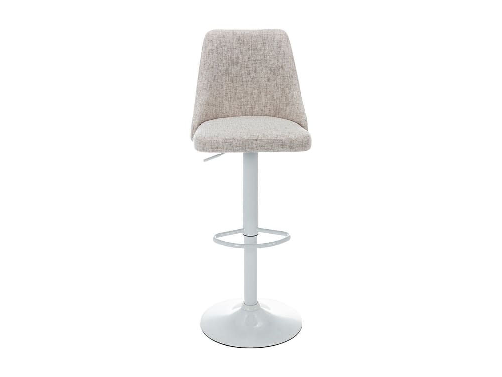 Tabouret de bar  beige, blanc