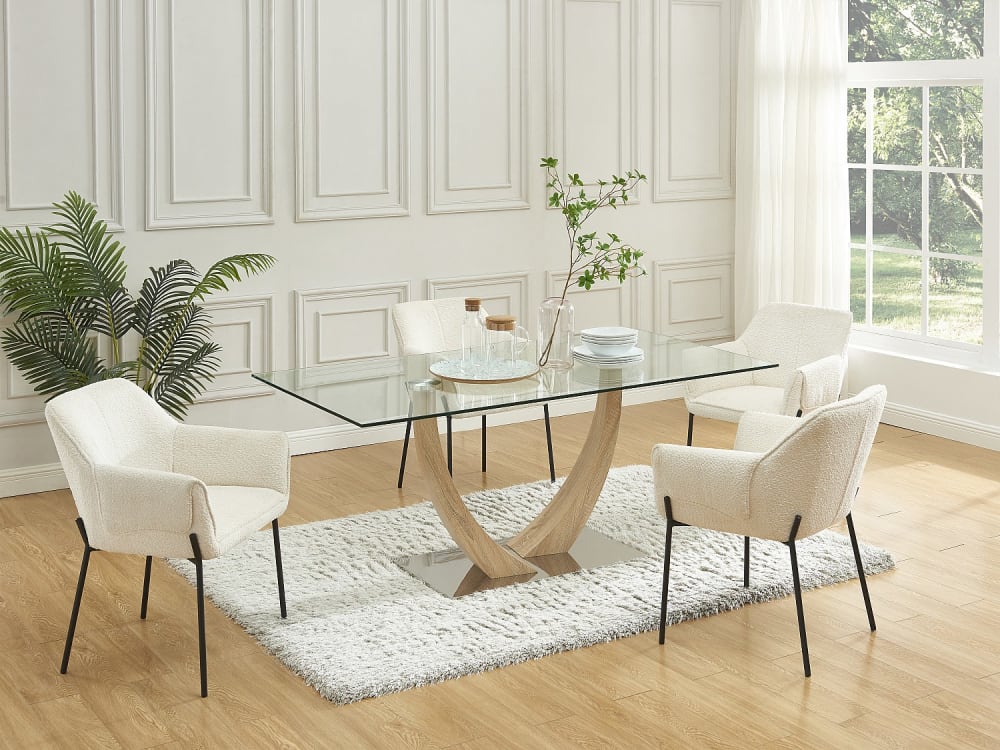 Lot de 2 chaises  crème - image 2