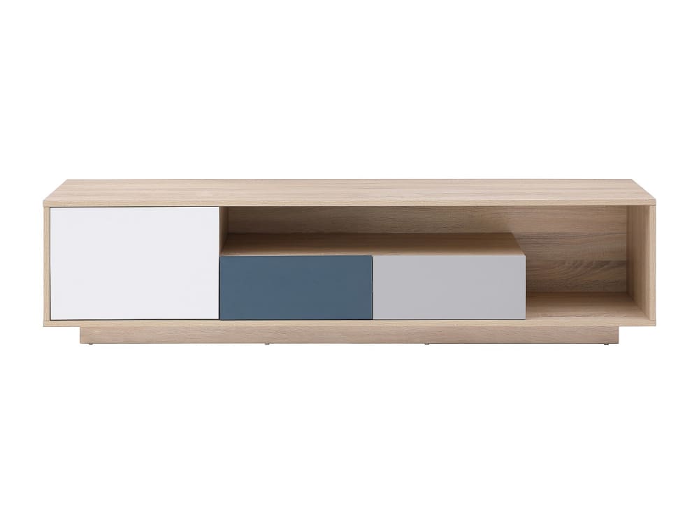 Meuble TV effet bois , multicolore