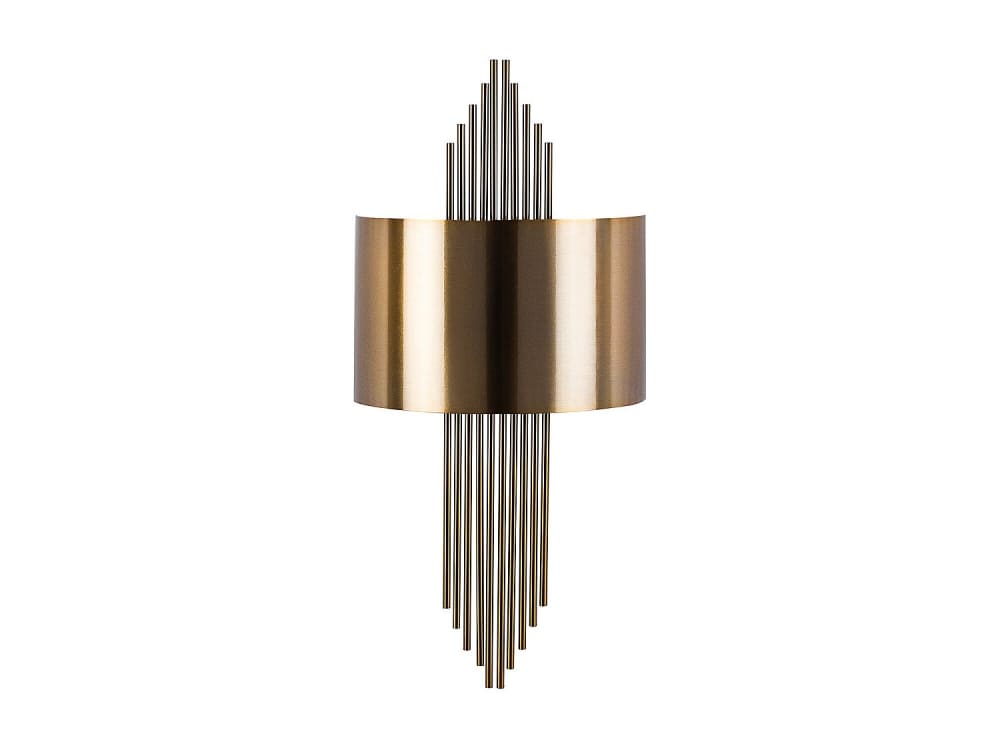 Applique murale métal doré