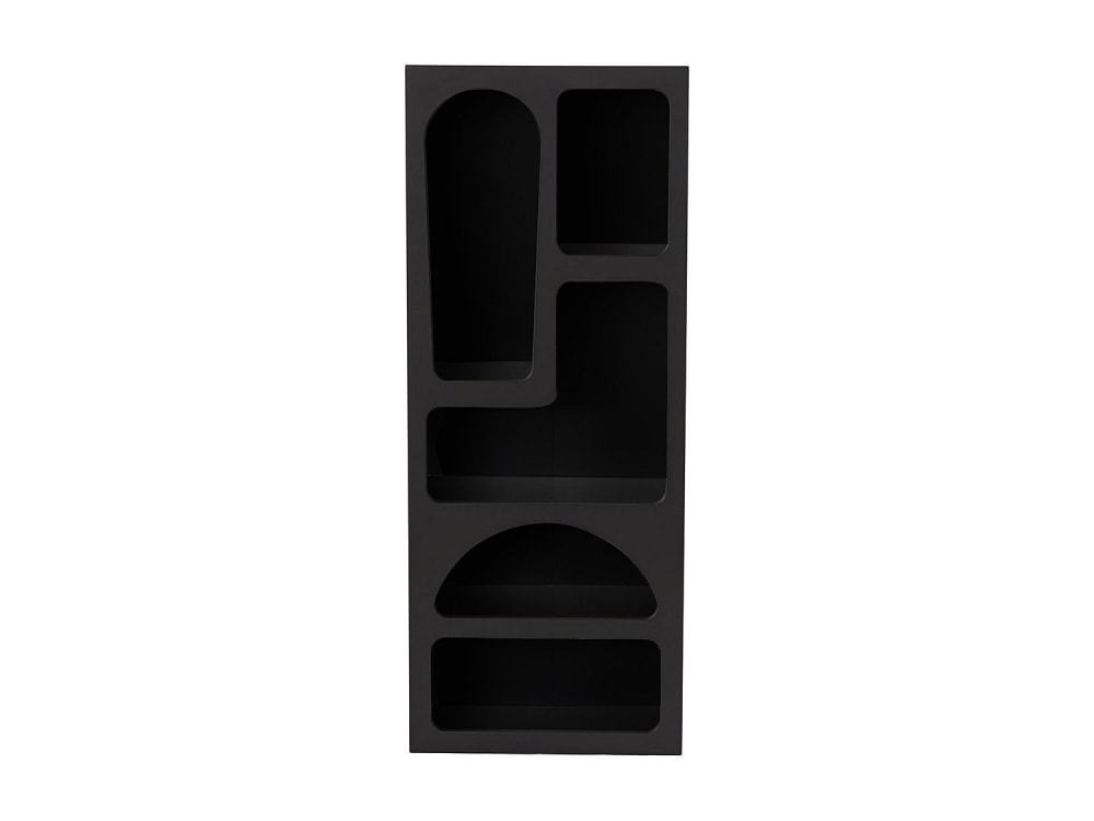 Etagère effet bois noir