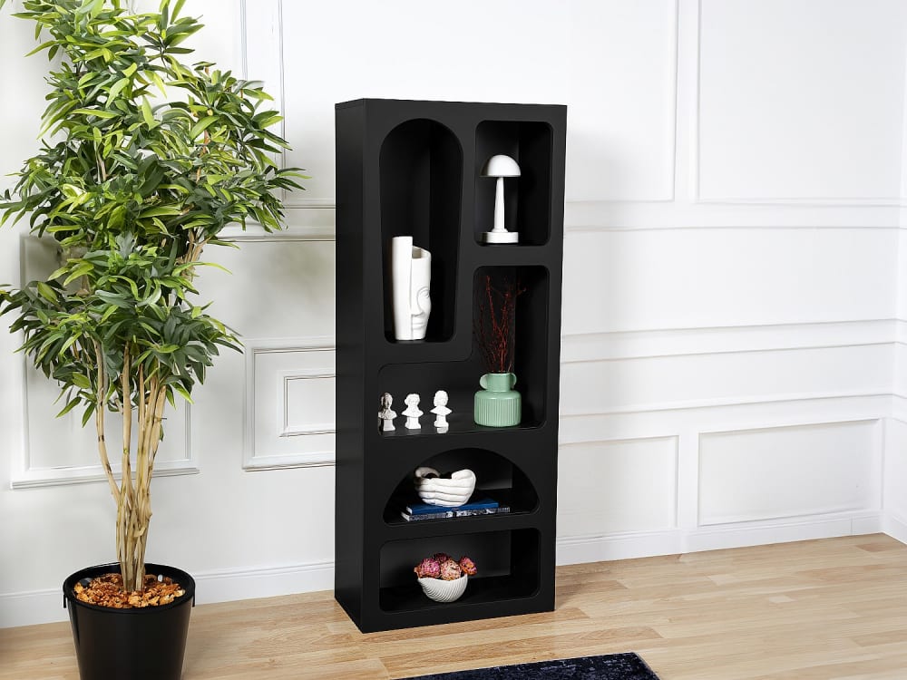 Etagère panneau de particule noir