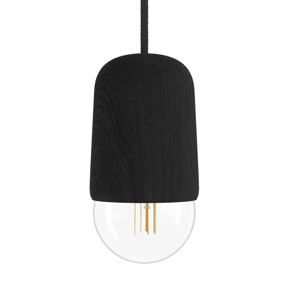 Suspension Medium, chêne teinté noir