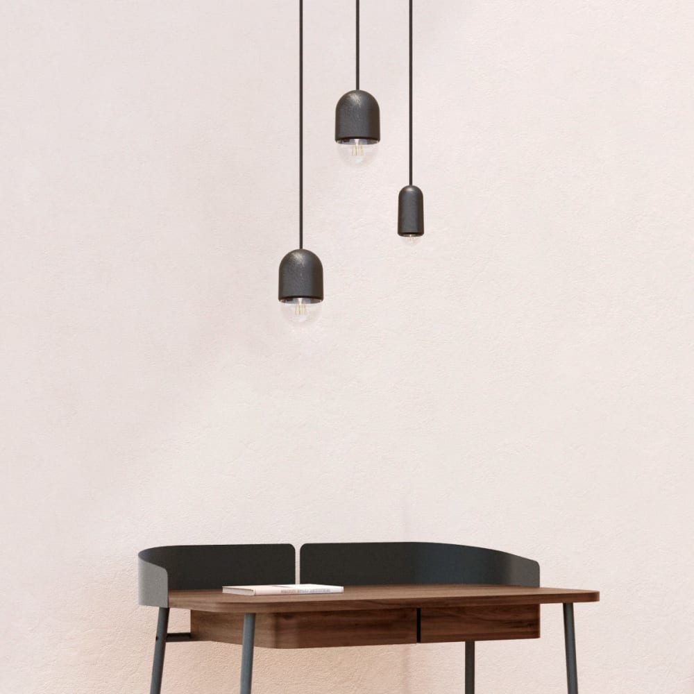 Suspension medium, chêne teinté noir — vue 4