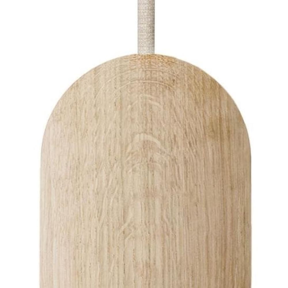 Suspension chêne naturel h18cm bois — vue 3
