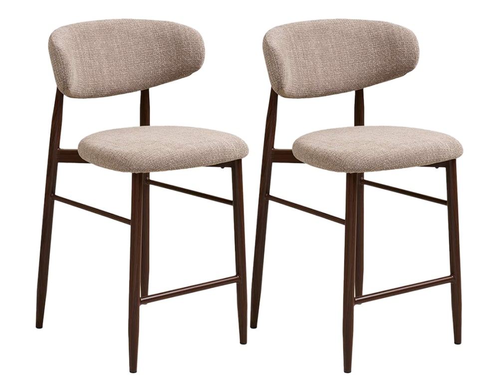 Lot de 2 tabourets contemporain