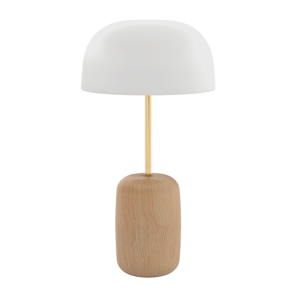 Lampe à poser, abat-jour blanc