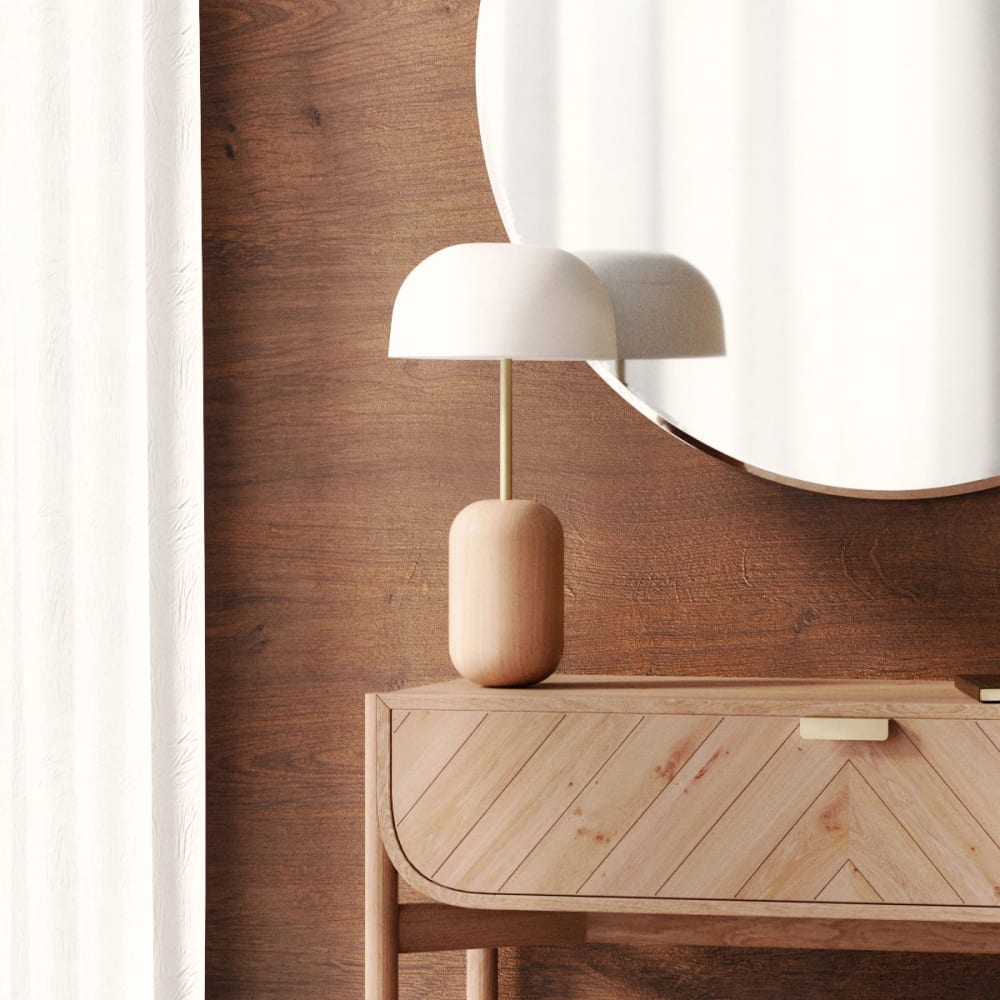 Lampe à poser, abat-jour blanc — vue 3