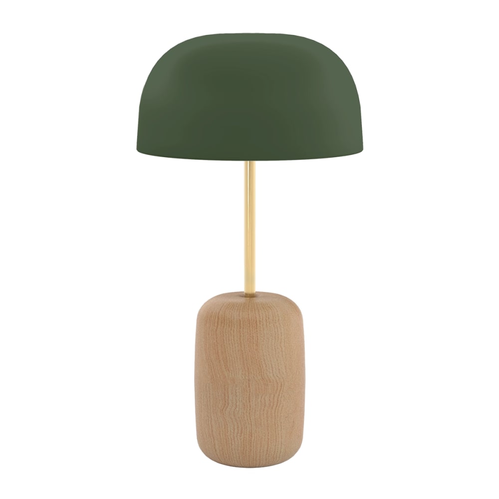 Lampe à poser, abat-jour vert cendré