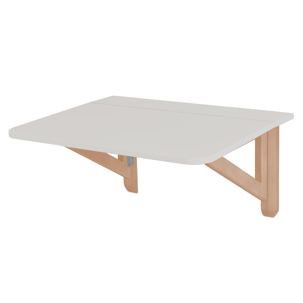 Ragaba Rechteckiger Klapptisch 60x70 cm, Perlgrau style modern - Holz