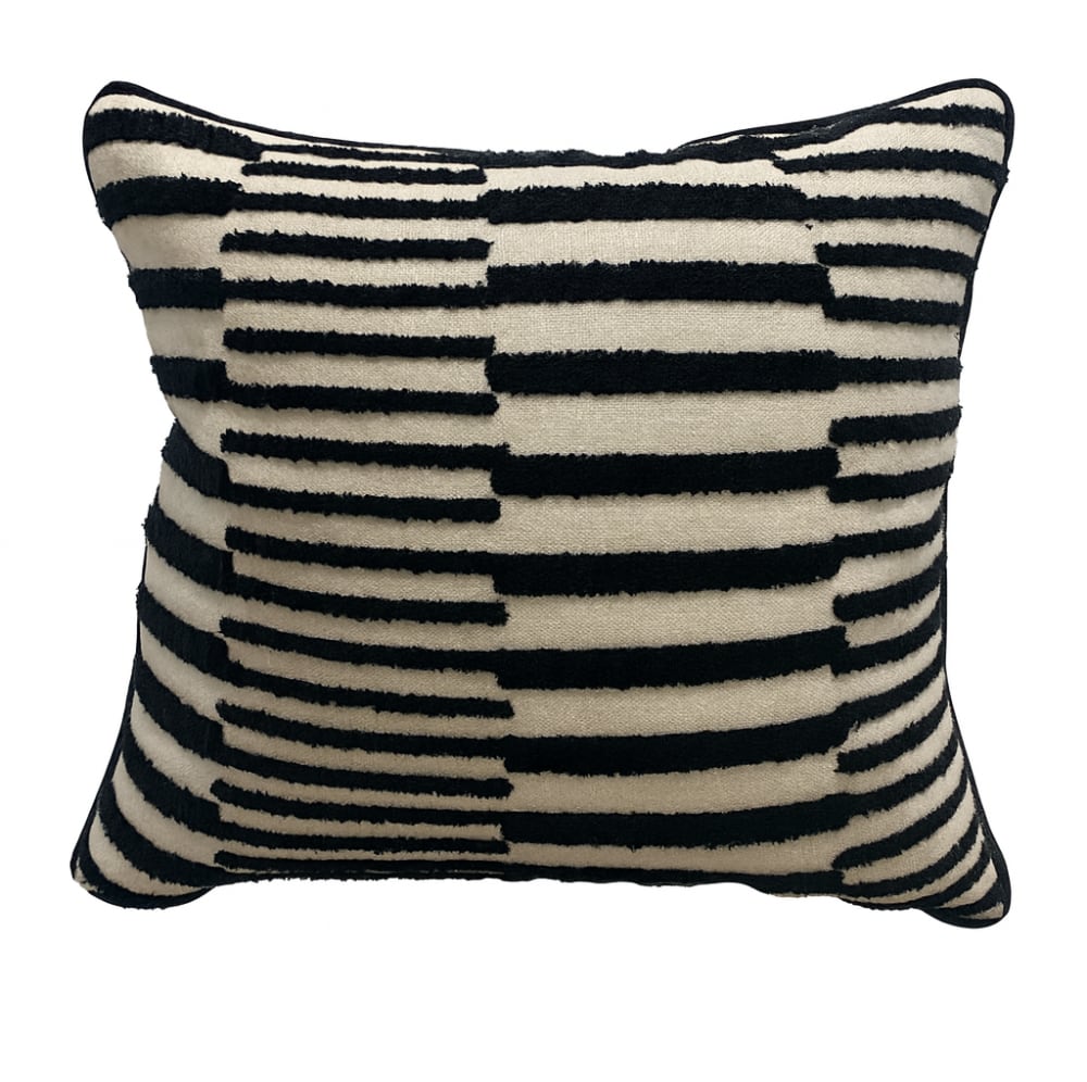 Kissen aus Samtbaumwolle in Weiß OEKO-TEX® 45 × 45 - Maisons Du