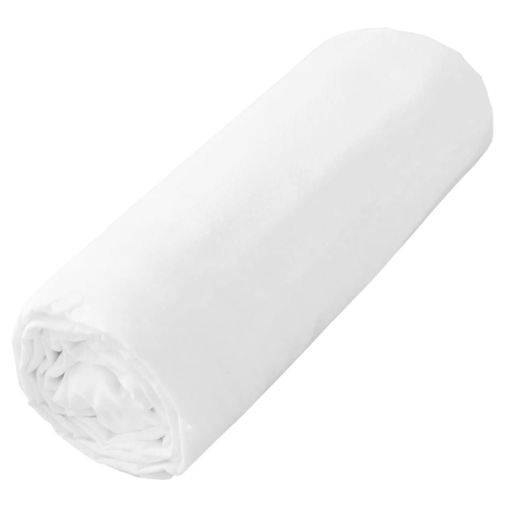 Sevira Kids Spannbettlaken aus baumwolle style classic chic Weiß Baby