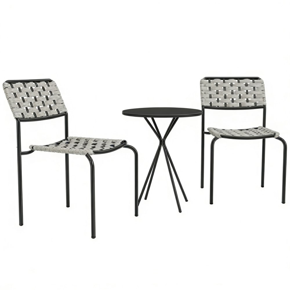 Salon de jardin 2 places - rotin