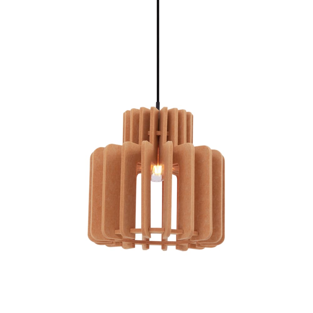QAZQA Retro Stehleuchte Schwarz Grünglas style vintage orange Vlies