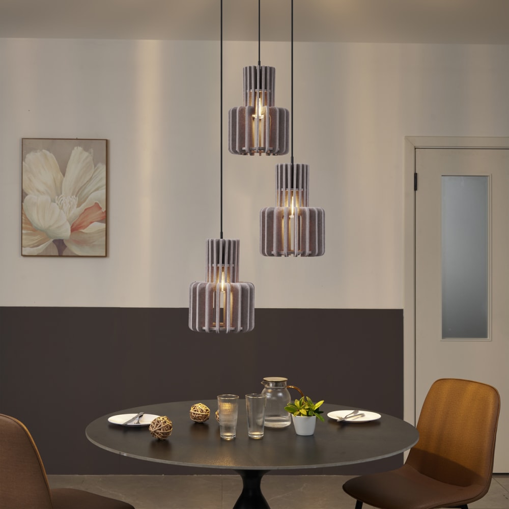Suspension rétro noire taupe — vue 3