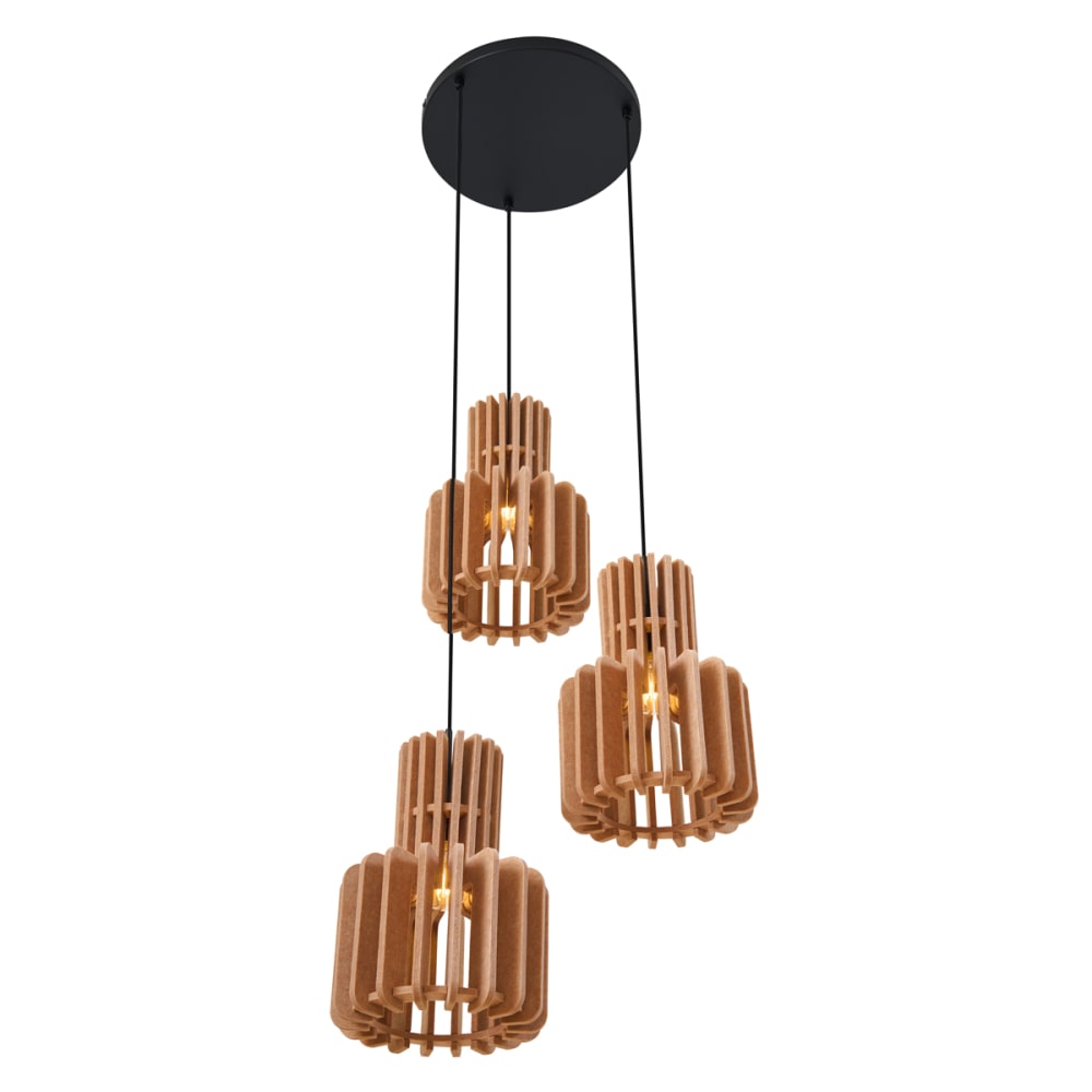 Suspension rétro noire orange — vue 3