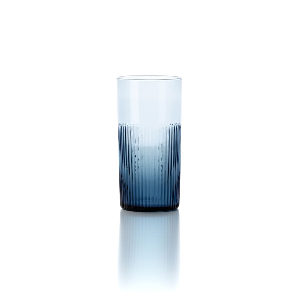 Verre verre indien et bleu 7,7x7,7x15,3cm Verre verre indien et bleu 7,7x7,7x15,3cm