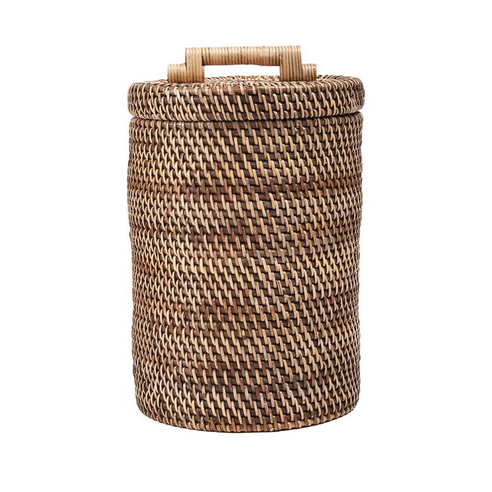 Korb aus rattan in braun, 20x20x33cm - Maisons Du Monde