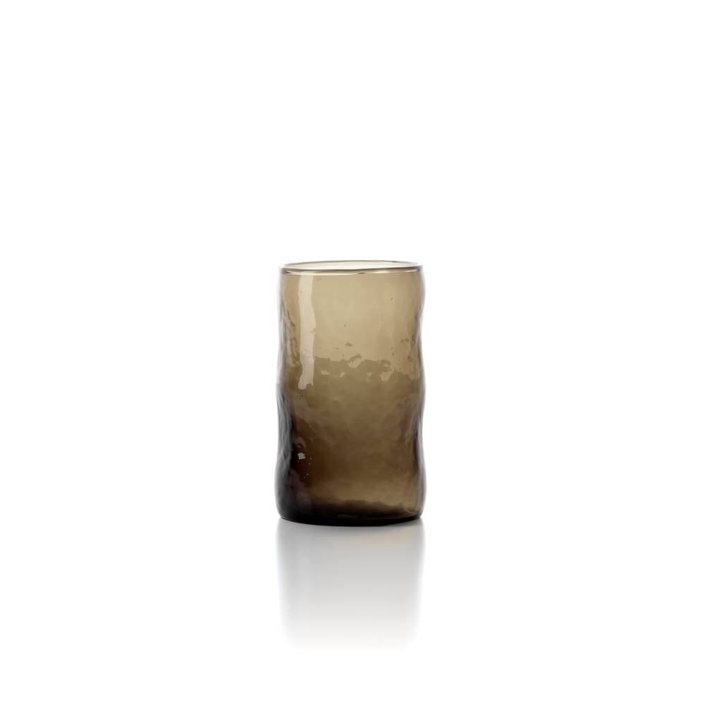 Verre bas en verre charbon 7x7x10cm Verre bas en verre charbon 7x7x10cm