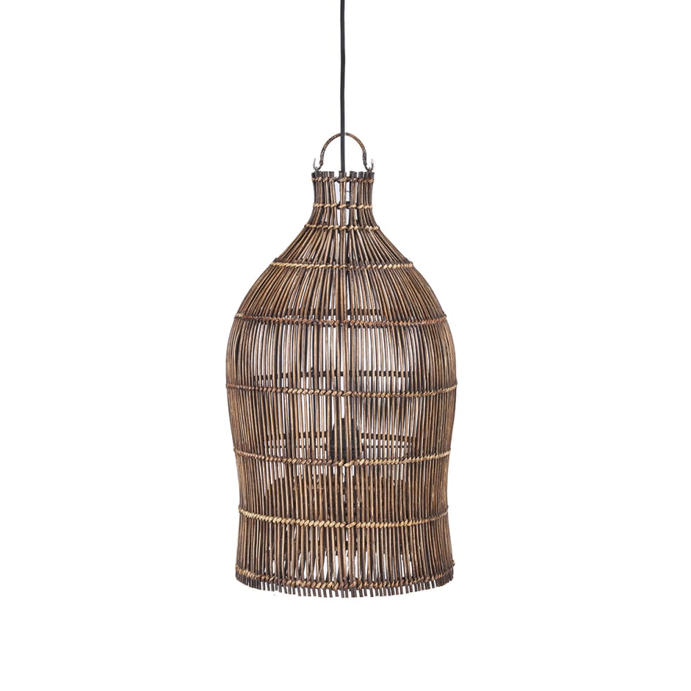 Suspension en bambou marron 30x30x50cm