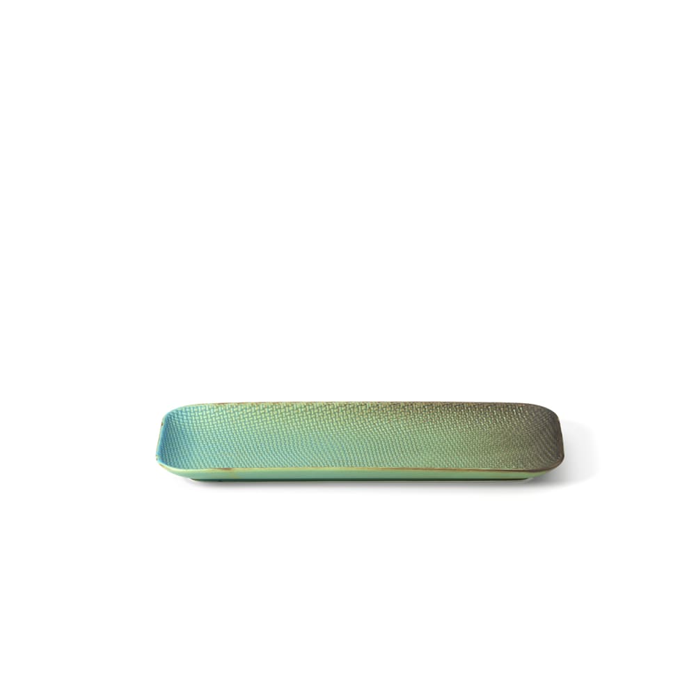 Assiette en céramique lagune 30x12x2,5cm Assiette en céramique lagune 30x12x2,5cm
