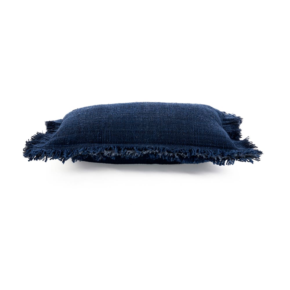 Baumwollkissenbezug in indischblau, 30x50x2cm - Maisons Du Monde