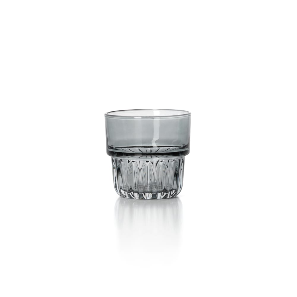 Trinkglas in grau, 8,3x8,3x8cm - Maisons Du Monde