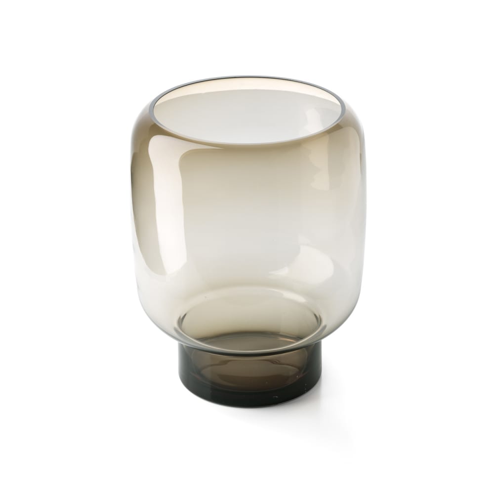 Vase aus glas in braun, 23x23x30cm - Maisons Du Monde