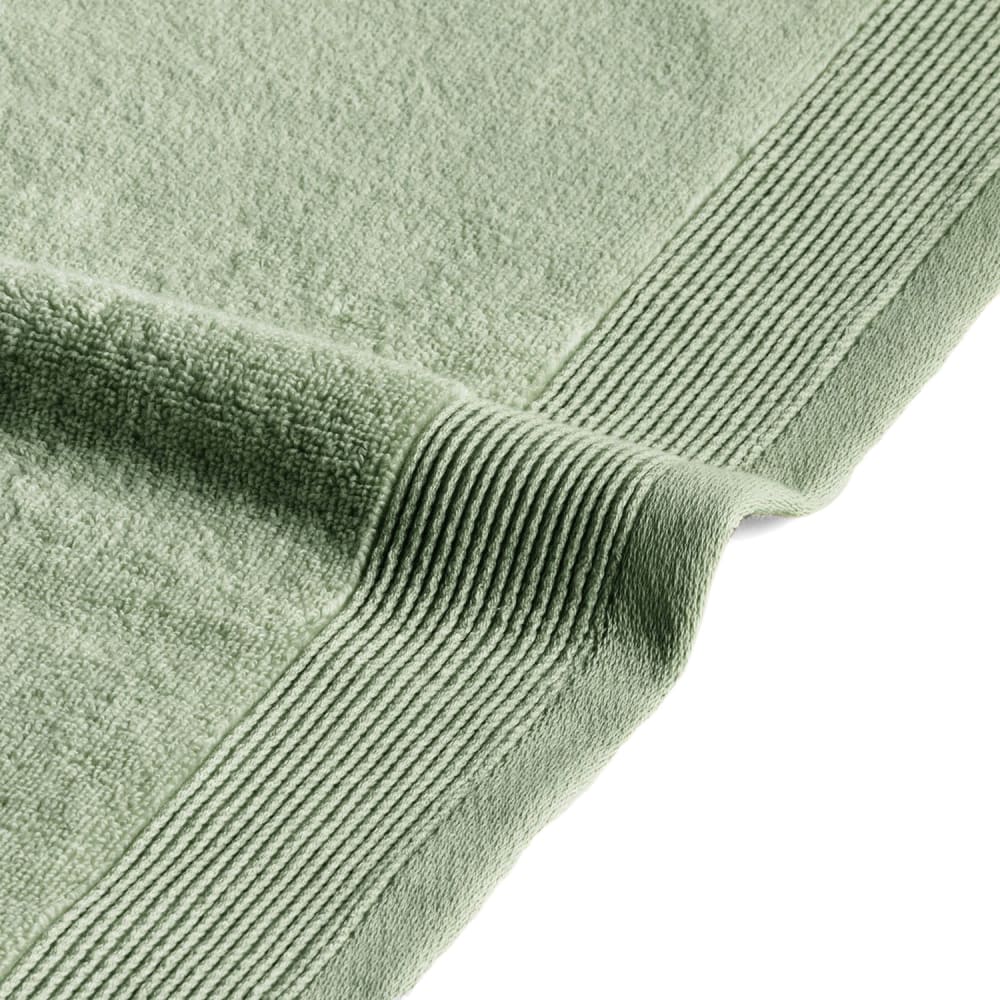 Set mit 2 Handtüchern 600g hellgrün(50x100)-Zero Twist - Maisons