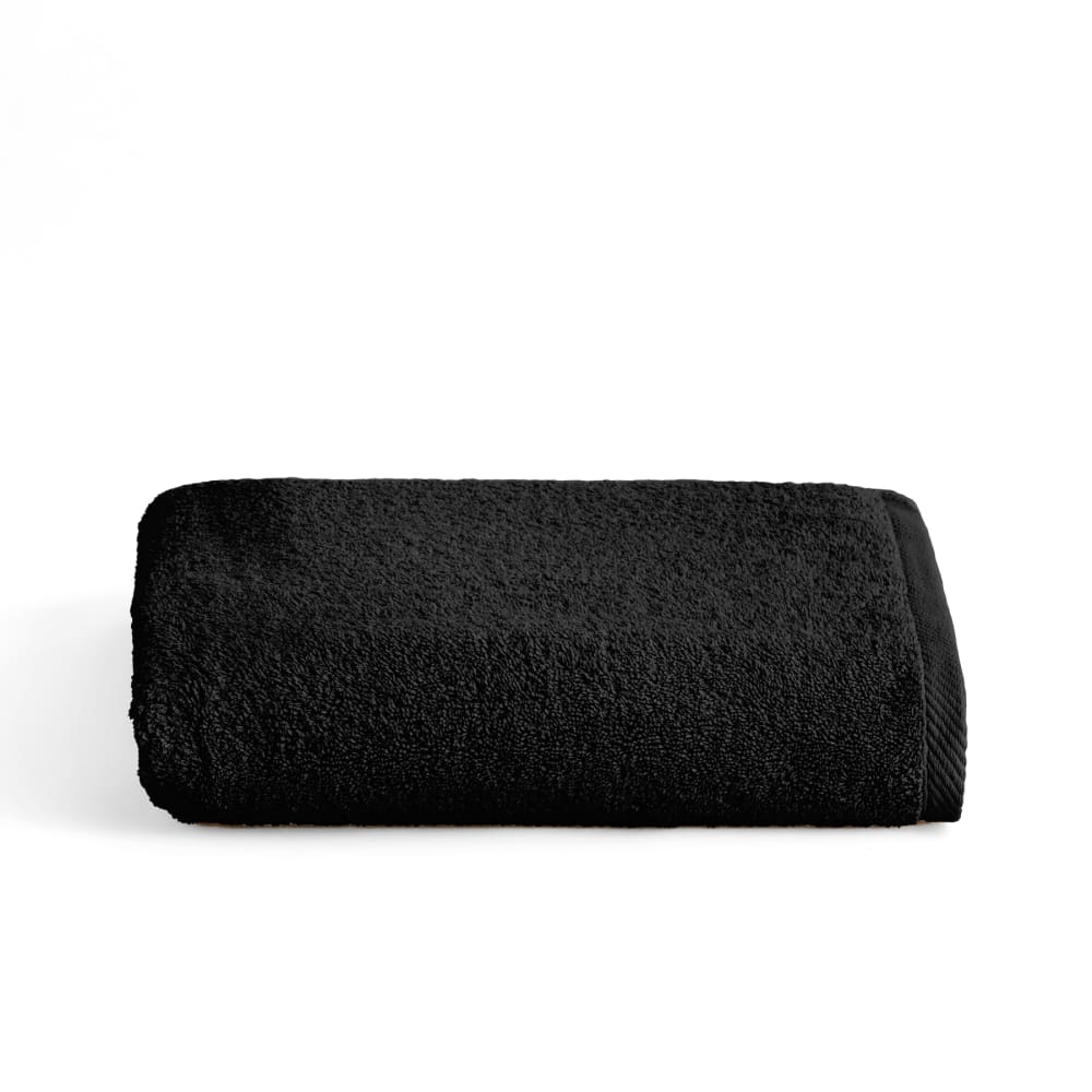 Boheme Duschhandtuch 600g schwarz 70x140 style modern - Baumwolle