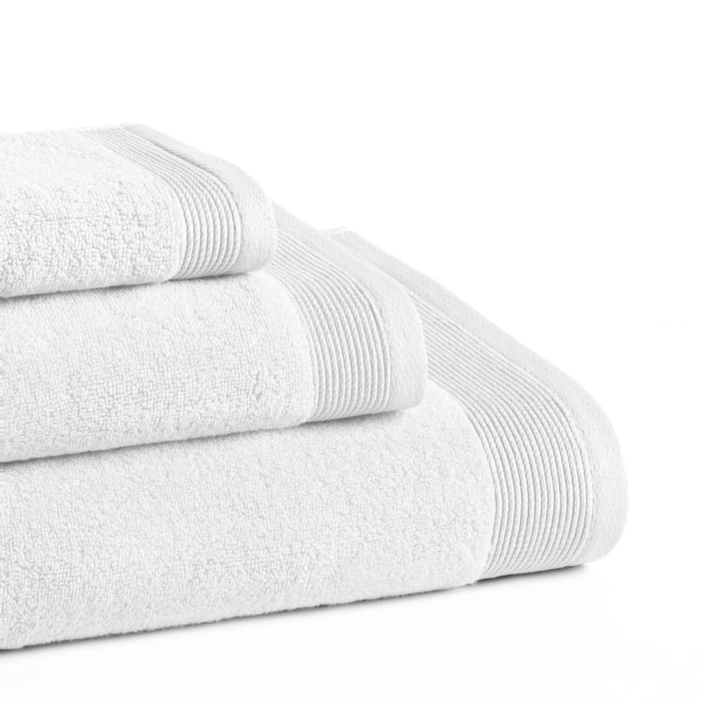 Set mit 3 Duschtüchern 600g weiß (30x50+50x100+100x150)-Zero