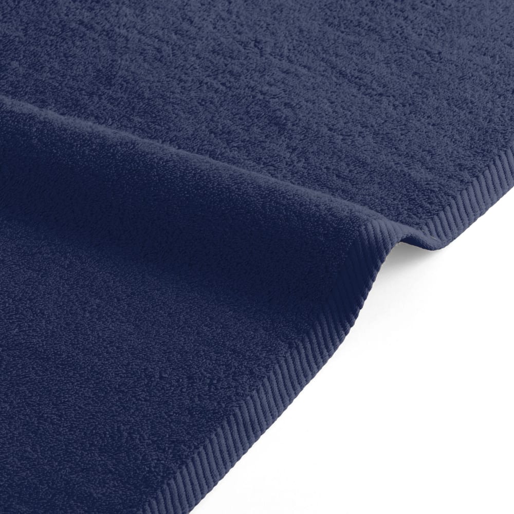 Set mit 2 Handtüchern 600g marineblau (50x100) - Maisons Du Monde