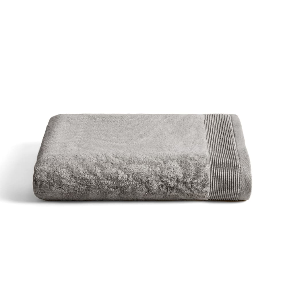 Boheme Badetuch 600g hellgrau 100x150-Zero Twist style modern - Baumwolle
