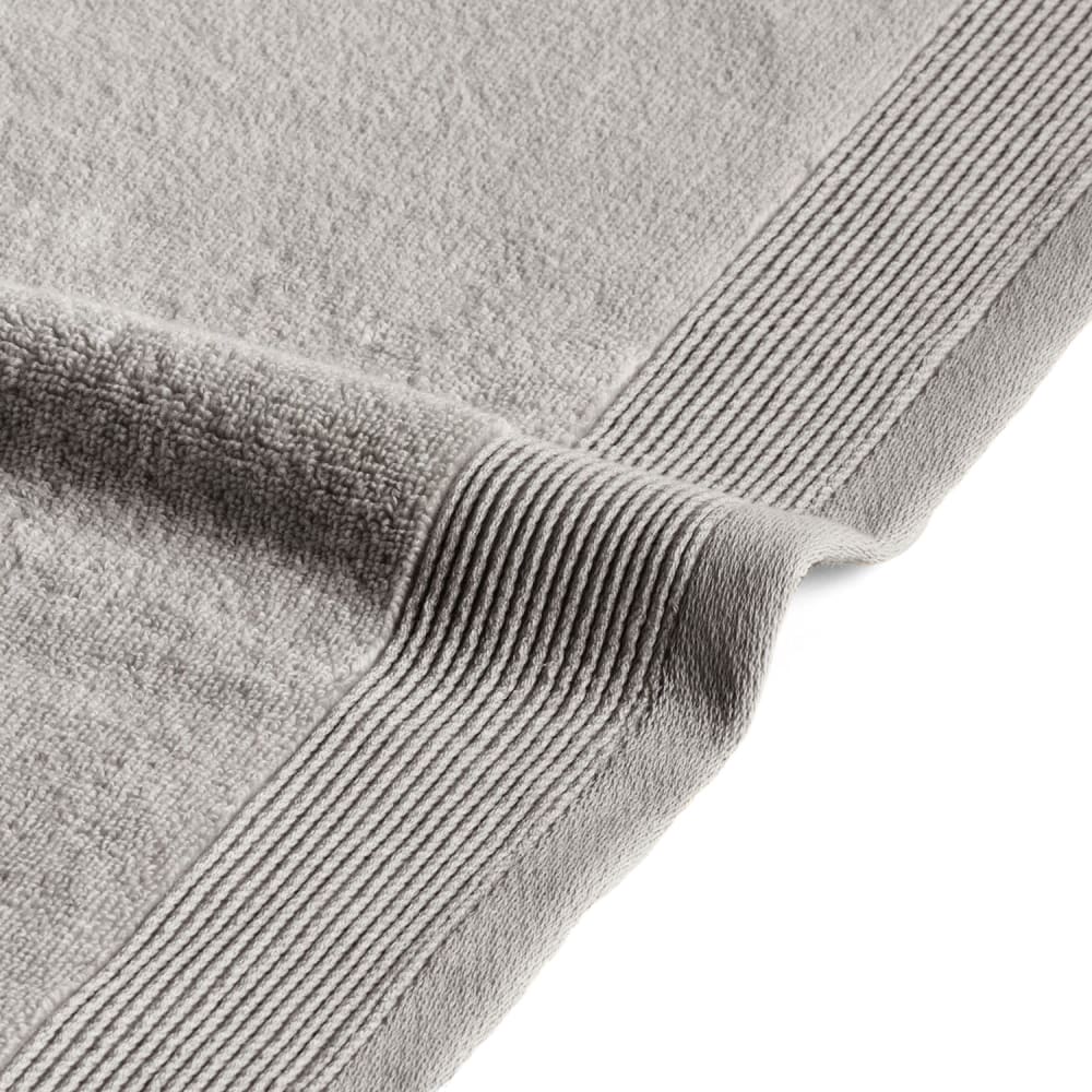 Set mit 2 Handtüchern 600g hellgrau(30x50)-Zero Twist - Maisons