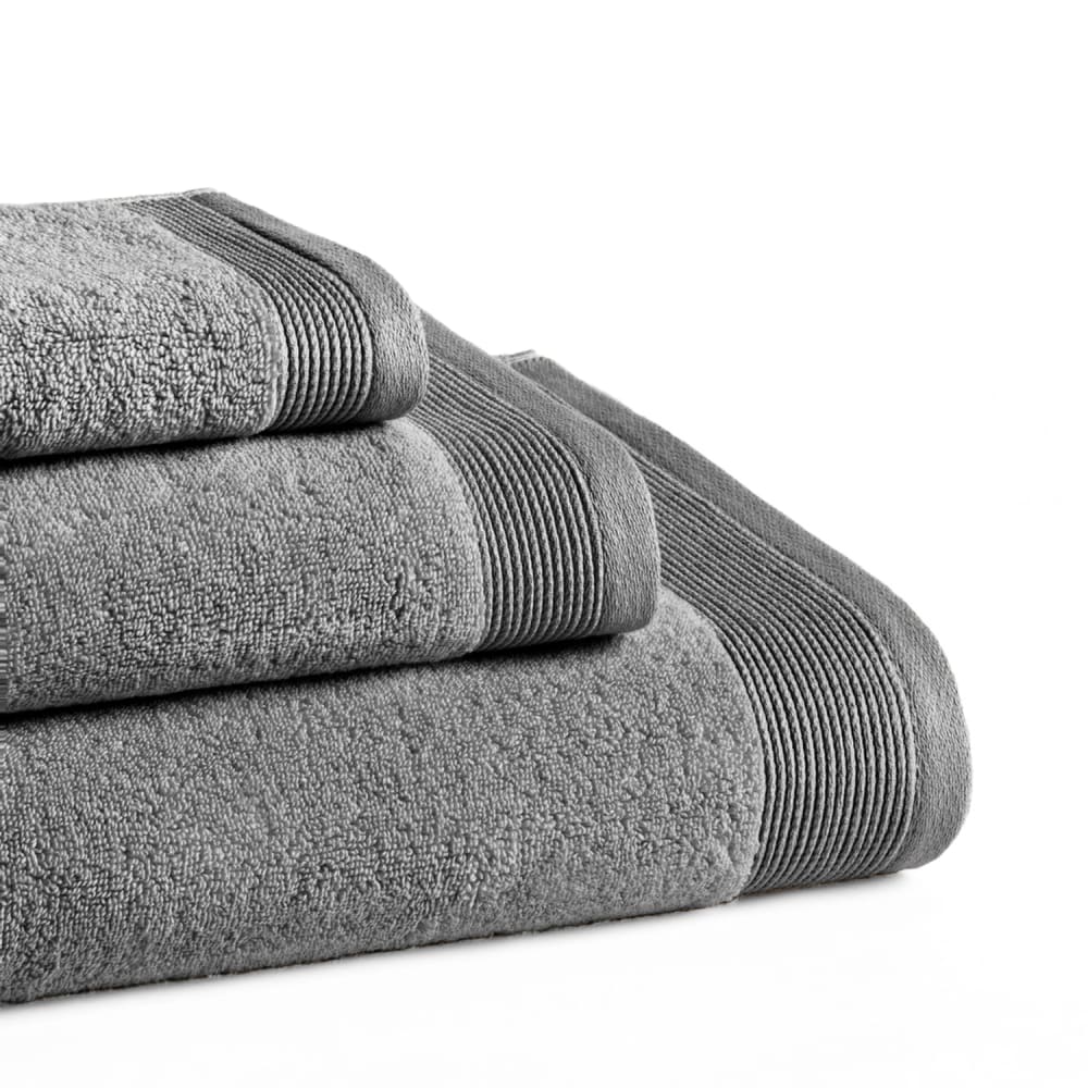 Set mit 3 Duschtüchern aus 600g stahl(30x50+50x100+100x150)-Zero