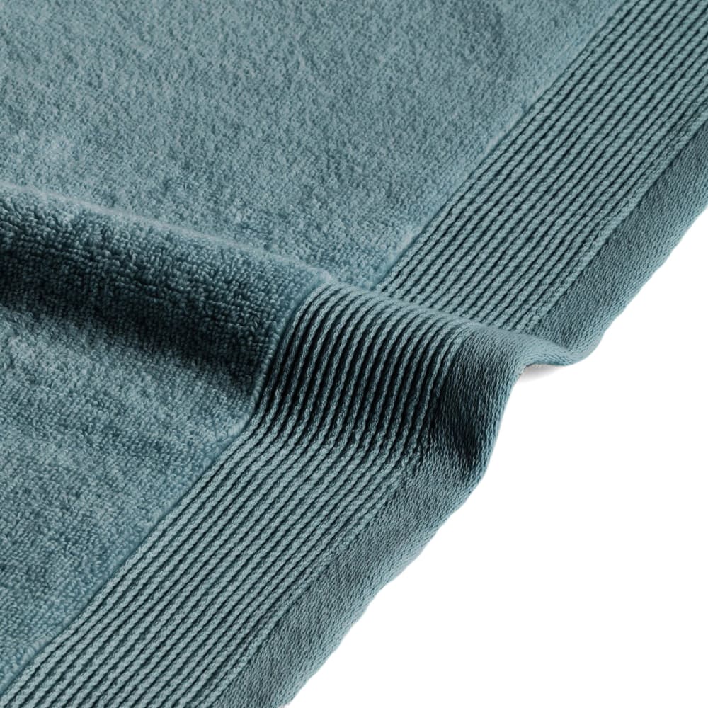 Set mit 2 Handtüchern 600g teal(30x50)-Zero Twist - Maisons Du