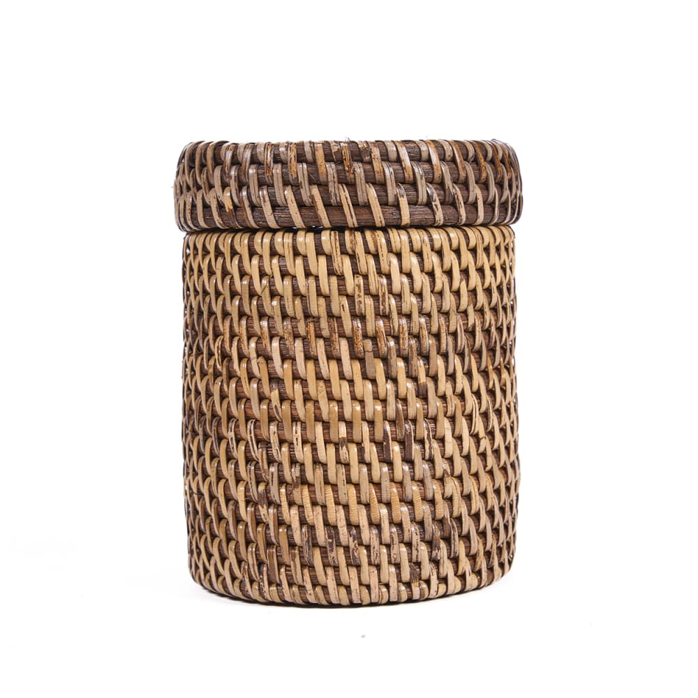 Panier rotin marron 9x9x12cm Panier rotin marron 9x9x12cm