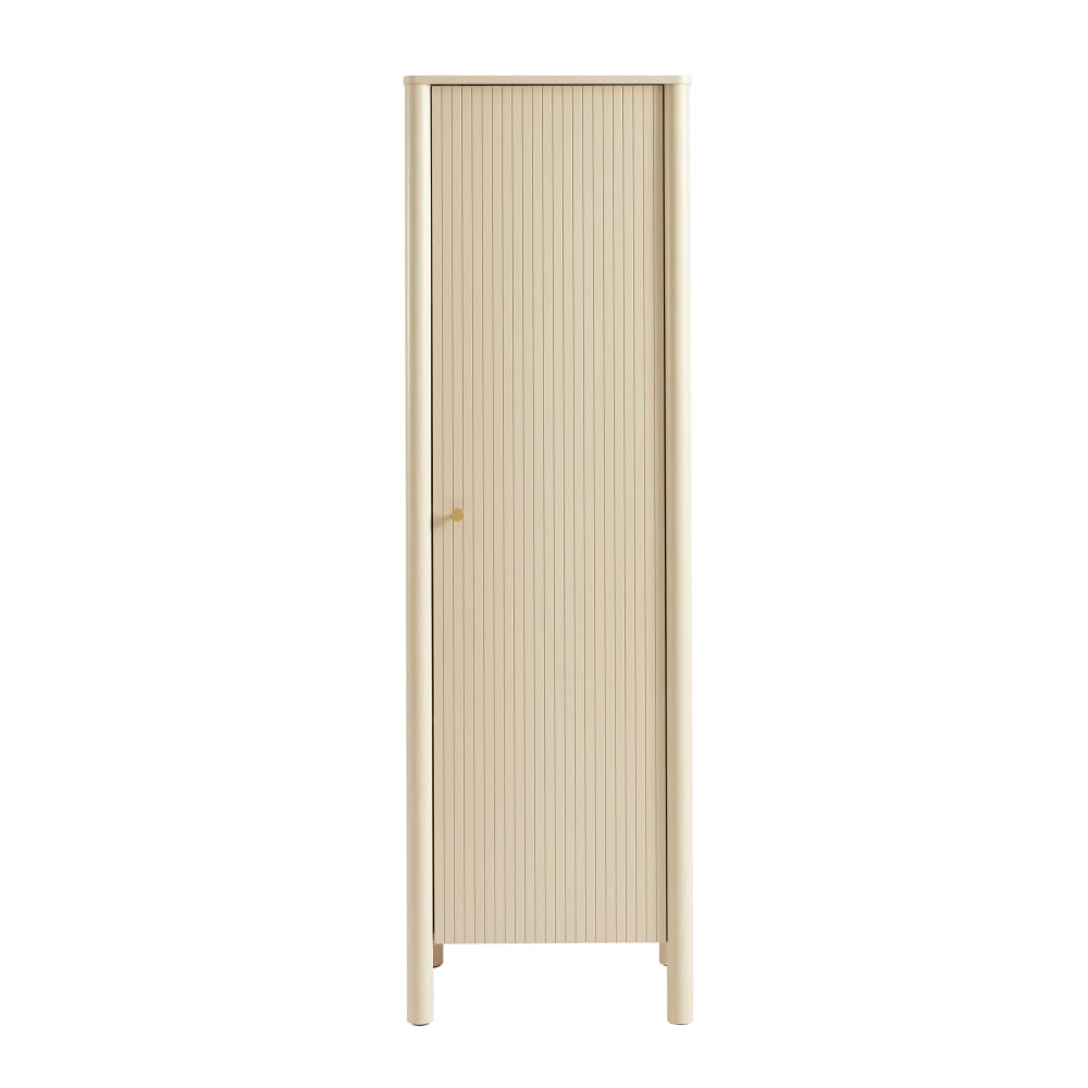 Armoire laqué beige 1 porte