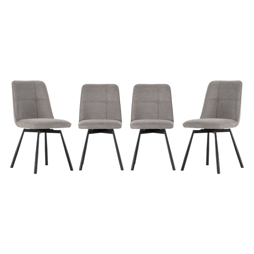 Lot de 4 chaises pivotantes