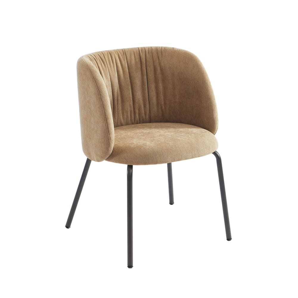 chaise tissu chenille
