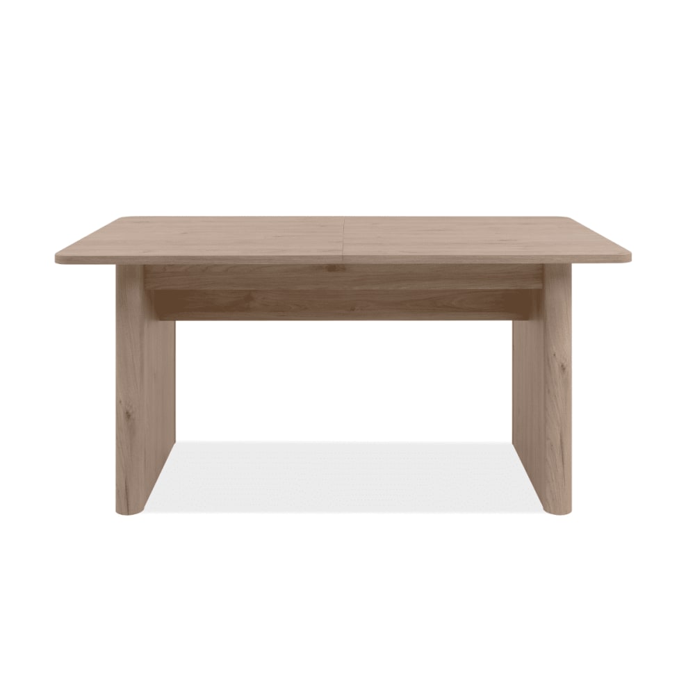 Calicosy Tisch Ausziehbarer 160-200 cm, Holzoptik Beige Spanplatte