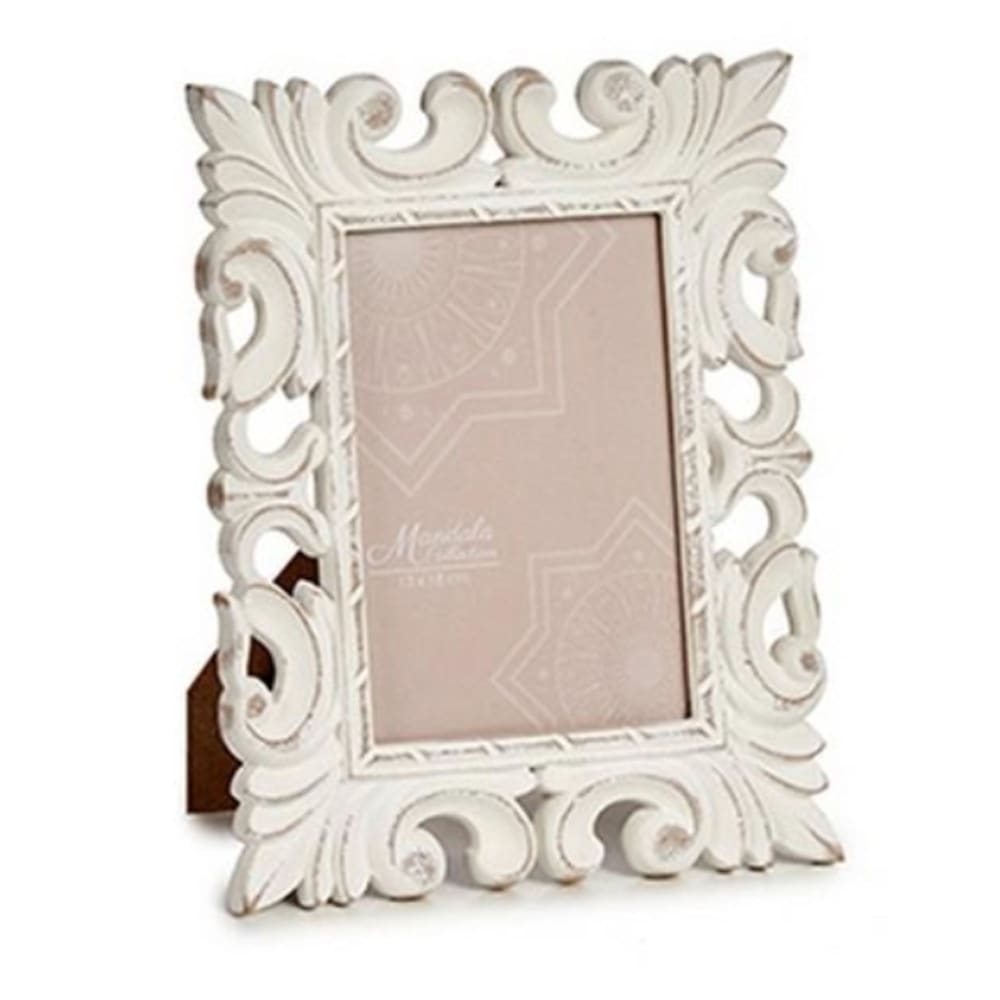 Cadre photo mural ou à poser bois blanc 13x18cm